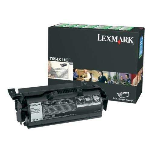 Lexmark Toner T654X11E, 0T654X11E schwarz (Return, hohe Kapazität)