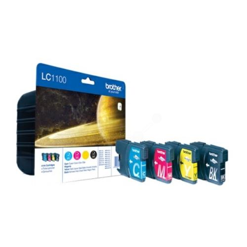Brother Tintenpatrone LC1100VALBPDR schwarz / Cyan / magenta / gelb (Multipack)