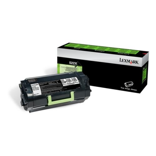 Lexmark Toner 52D2X00, 522X schwarz (Return, hohe Kapazität)