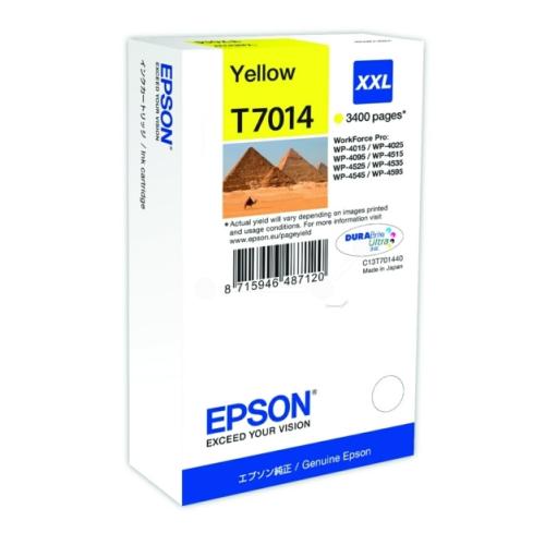Epson Tintenpatrone C13T70144010, T7014 gelb