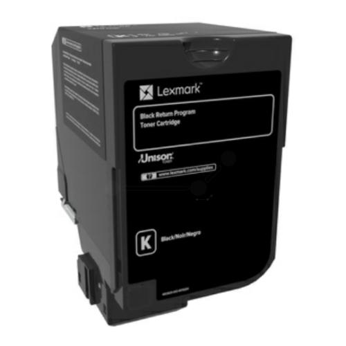 Lexmark Toner 74C2HK0, 074C2HK0 schwarz (Return)
