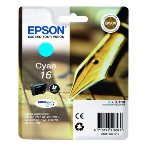 Epson Tintenpatrone C13T16224012, 16 Cyan