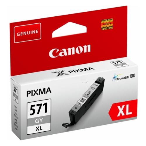 Canon Tintenpatrone 0335C001, CLI571GYXL grau (hohe Kapazität)