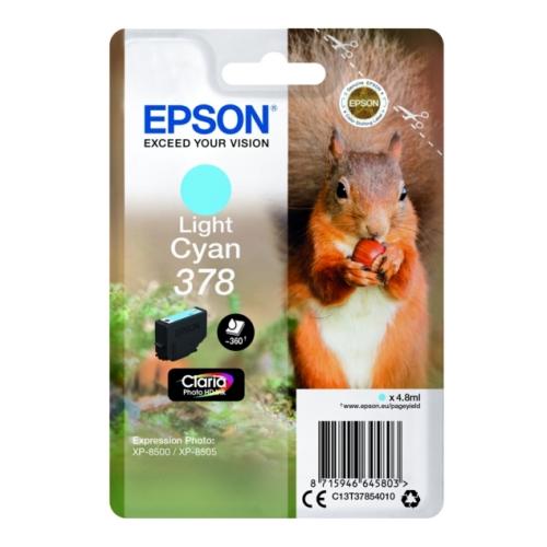Epson Tintenpatrone C13T37854010, 378 Cyan-Foto