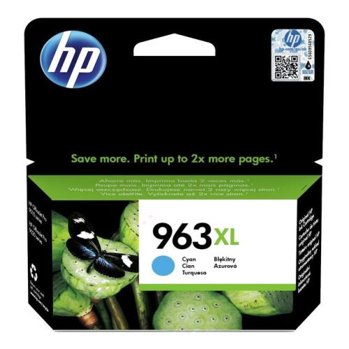HP Tintenpatrone 3JA27AE, 963XL Cyan (hohe Kapazität)