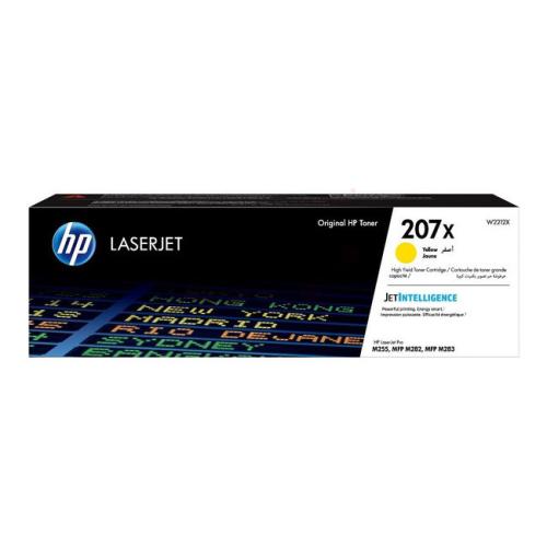 HP Toner W2212X, 207X gelb (hohe Kapazität)