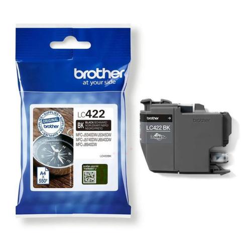 Brother Tintenpatrone LC422BK schwarz